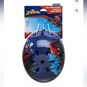 NEW 🆕 Marvel Spider-Man Kids Snow Ski Helmet - Blue and Red 5-8 years